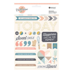 Spellbinders Rosie's Studio Clementine Chipboard Embellishments