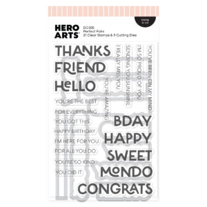 Hero Arts Perfect Pairs Stamp & Cut