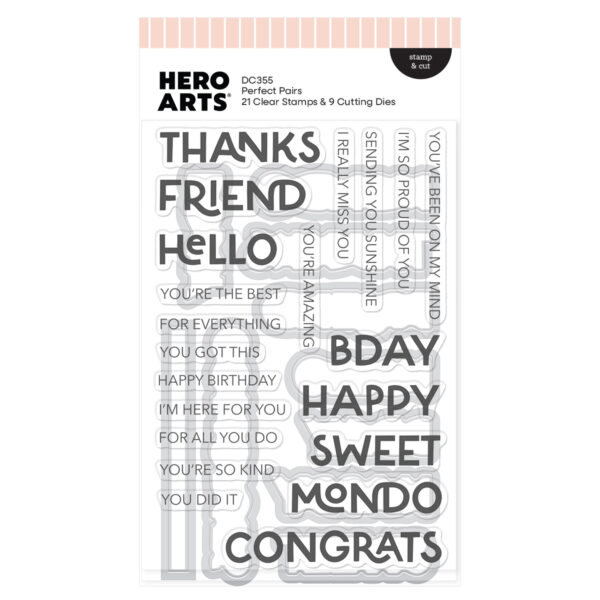 Hero Arts Perfect Pairs Stamp & Cut