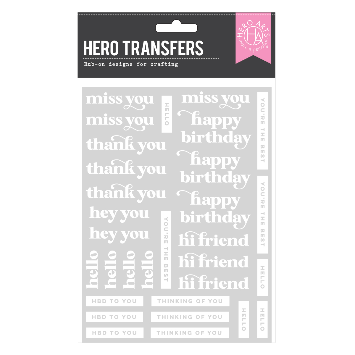 Hero Must Have Messages Hero Transfers