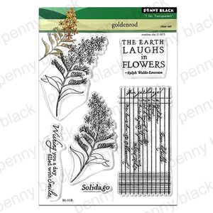 Penny Black Clear Stamp Goldenrod