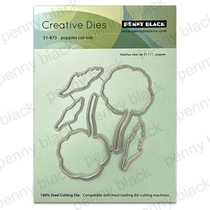 Penny Black Die Poppies Cut Out