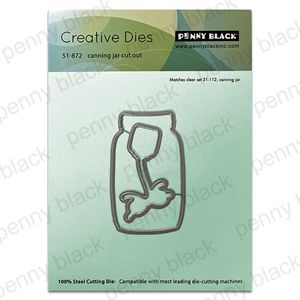 Penny Black Die Canning Jar Cut Out