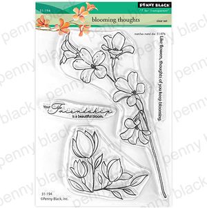 Penny Black Clear Stamp Blooming Thoughts