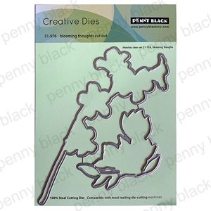 Penny Black Die Blooming Thoughts Cut Out