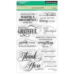 Penny Black Clear Stamp Beyond Grateful