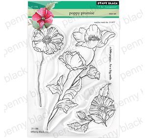 Penny Black Clear Stamp Poppy Promise