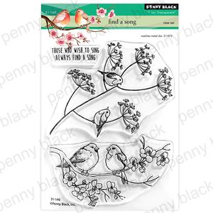 Penny Black Clear Stamp Find A Song