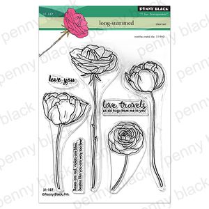 Penny Black Clear Stamp Long Stemmed