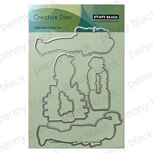 Penny Black Die Sending Smiles Cut Out