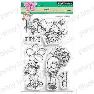 Penny Black Clear Stamp Petals