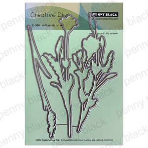 Penny Black Die Soft Petals Cut Out