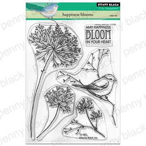 Penny Black Clear Stamp Happiness Blooms