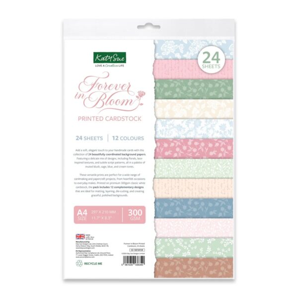 Katy Sue 8.5x11 Forever in Bloom Cardstock