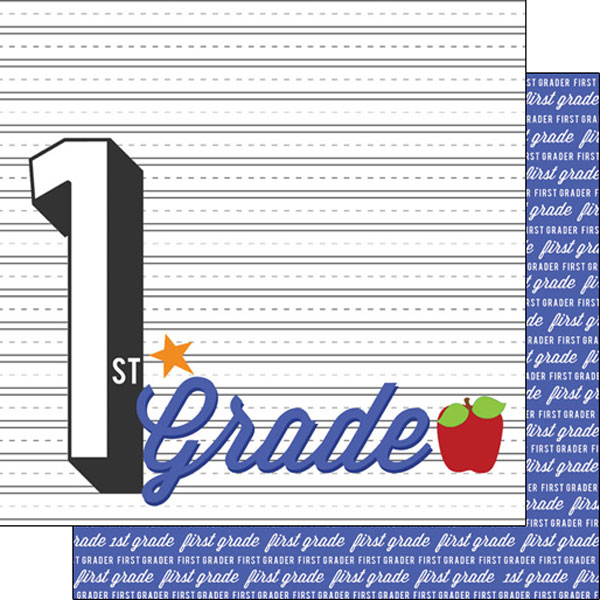 SCRAPBOOK CUSTOMS GRADES 12X12 1ST GRADE