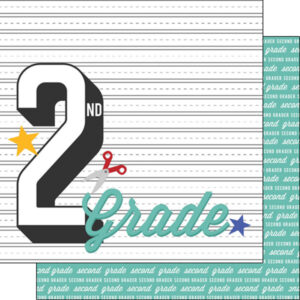 SCRAPBOOK CUSTOMS GRADES 12X12 2ND GRADE