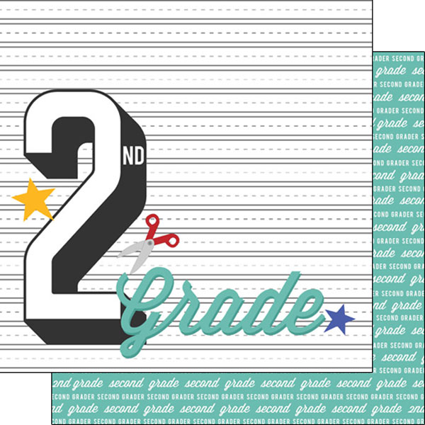 SCRAPBOOK CUSTOMS GRADES 12X12 2ND GRADE