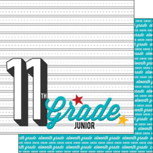 SCRAPBOOK CUSTOMS GRADES 12X12 11TH GRADE