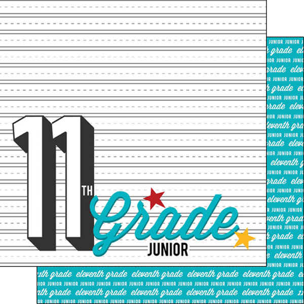 SCRAPBOOK CUSTOMS GRADES 12X12 11TH GRADE