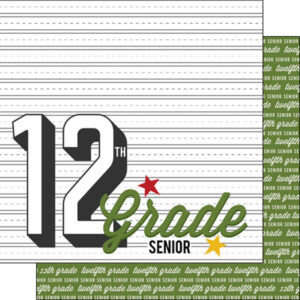 SCRAPBOOK CUSTOMS GRADES 12X12 12TH GRADE