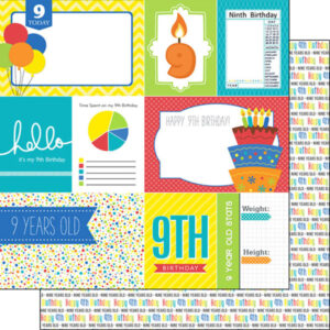 SCRAPBOOK CUSTOMS 12X12 BIRTHDAY 9TH