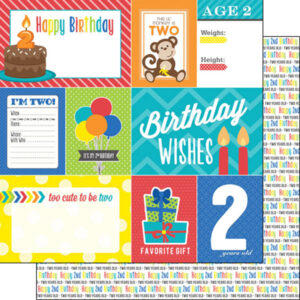 SCRAPBOOK CUSTOMS 12X12 BIRTHDAY 2ND