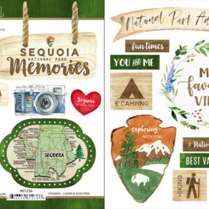 SCRAPBOOK CUSTOMS SEQUOIA NATIONAL PARK STICKER