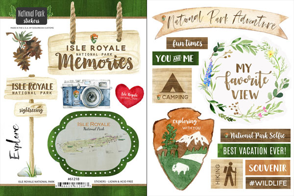 SCRAPBOOK CUSTOMS ISLE ROYAL NATIONAL PARK