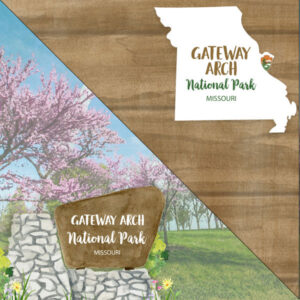 SCRAPBOOK CUSTOMS 12X12 GATEWAY ARCH NATIONAL PARK