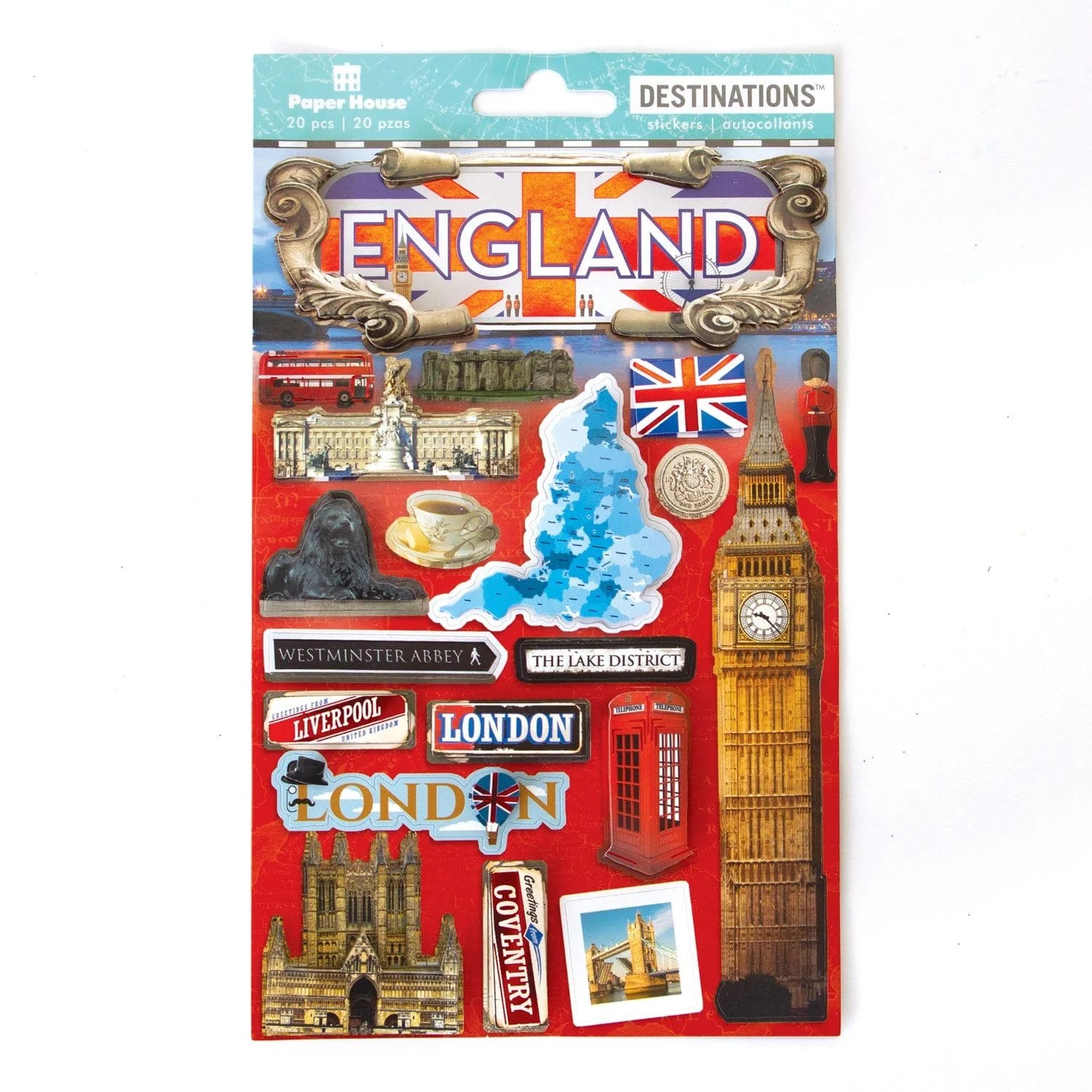 PAPER HOUSE 3D TRAVEL ENGLAND