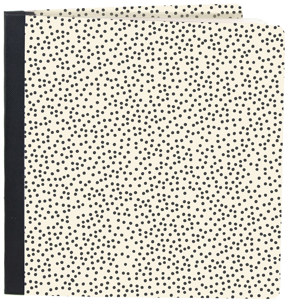 SIMPLE STORIES SN@P 6X8 FLIPBOOK SPECKLE DOTS