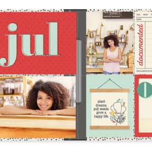 SIMPLE STORIES SN@P 6X8 FLIPBOOK SPECKLE DOTS