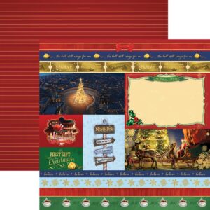 PAPER HOUSE POLAR EXPRESS 12X12 NORTH POLE