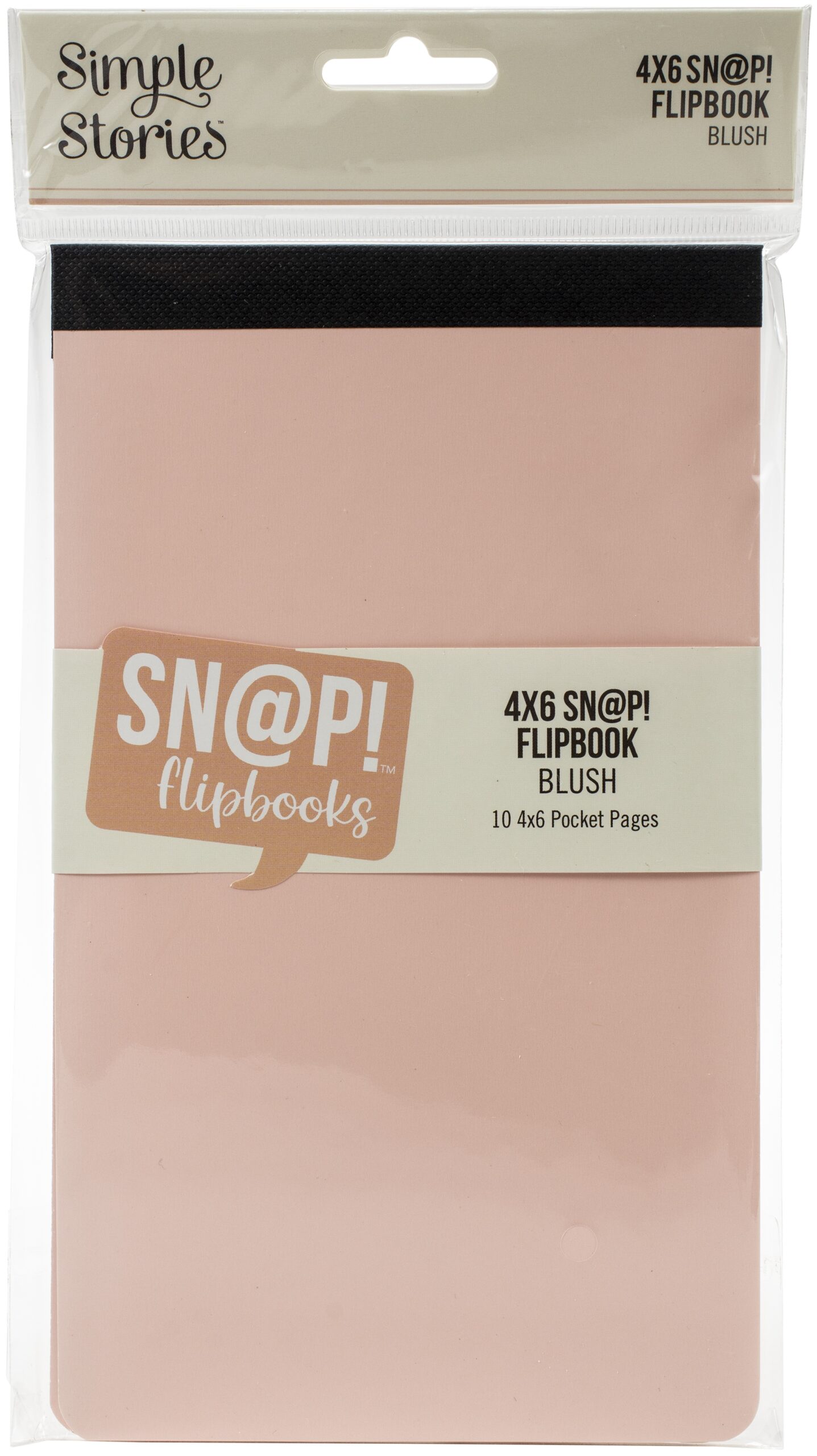 SIMPLE STORIES SN@P! 4X6 FLIPBOOK BLUSH