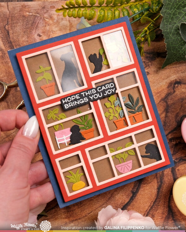 WF Postage Collage Die Windows