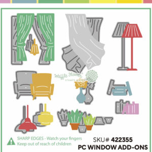 WF Postage Collage Die Window Add-on