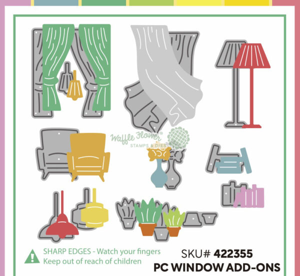 WF Postage Collage Die Window Add-on