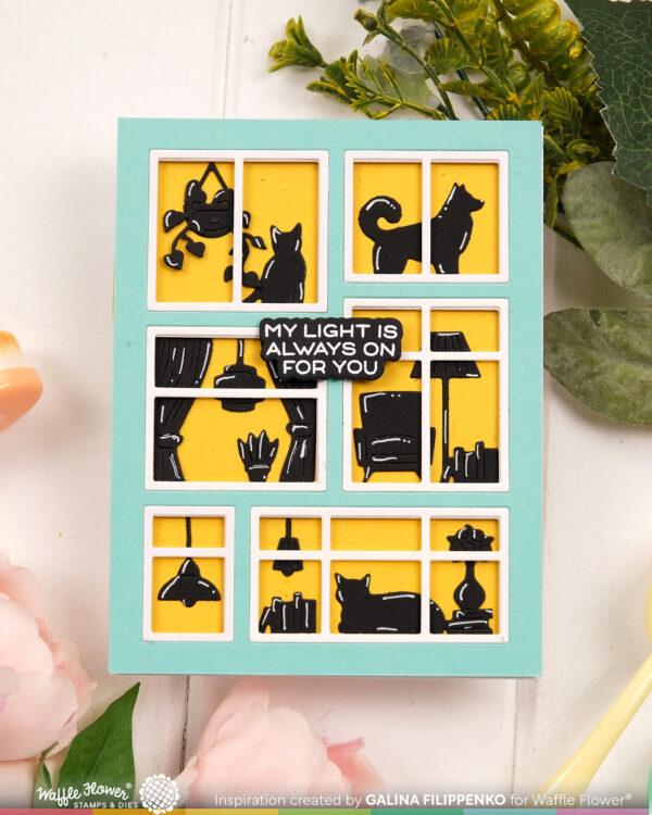 WF Postage Collage Die Window Add-on