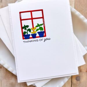 WF Postage Collage Die Windowsill Plants
