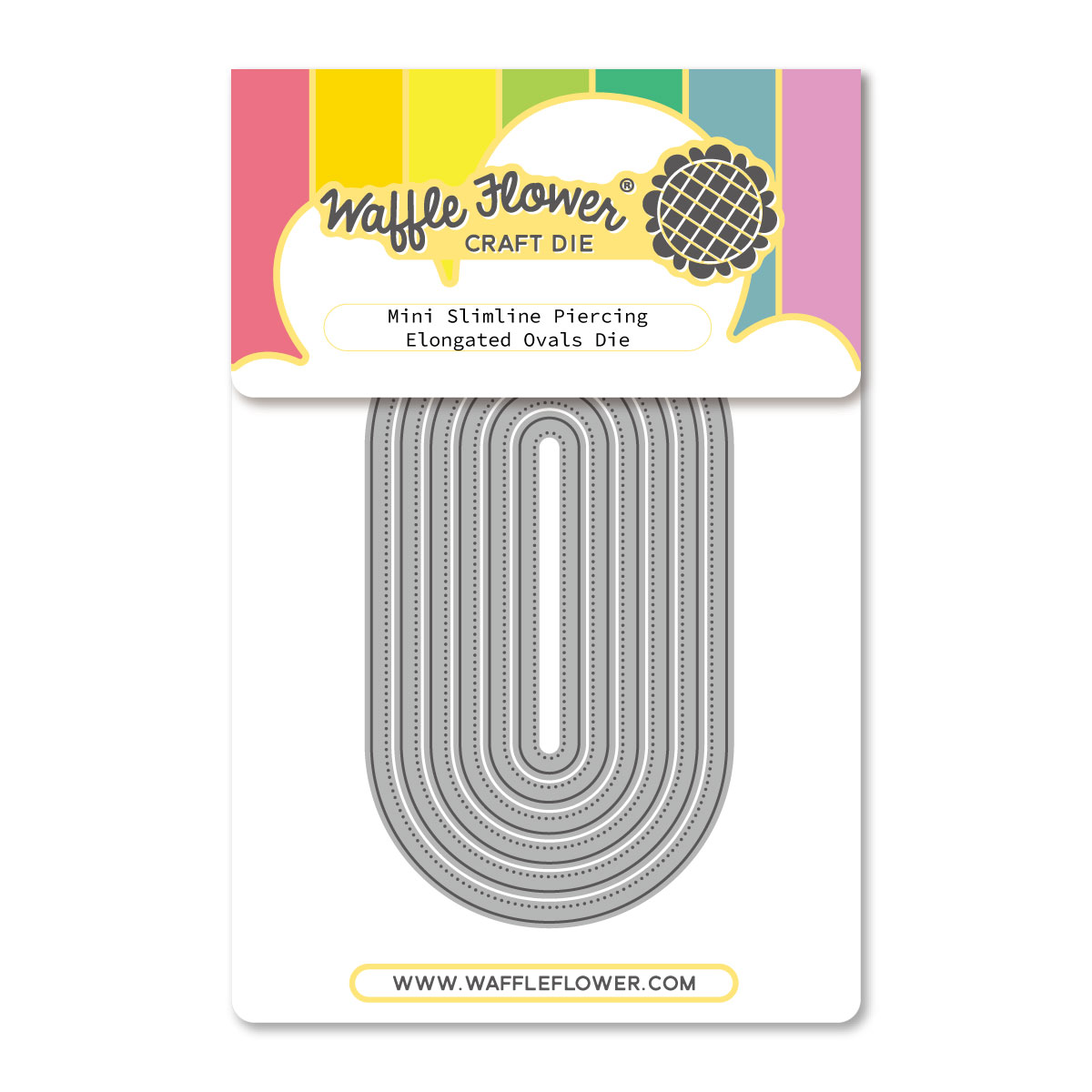 WF Die Mini Slimline Piercing Elongated Ovals
