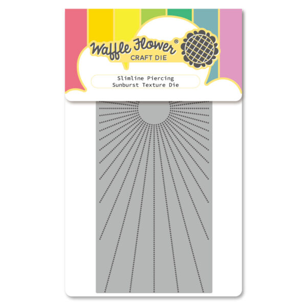 WF Die Slimline Piercing Sunburst Texture