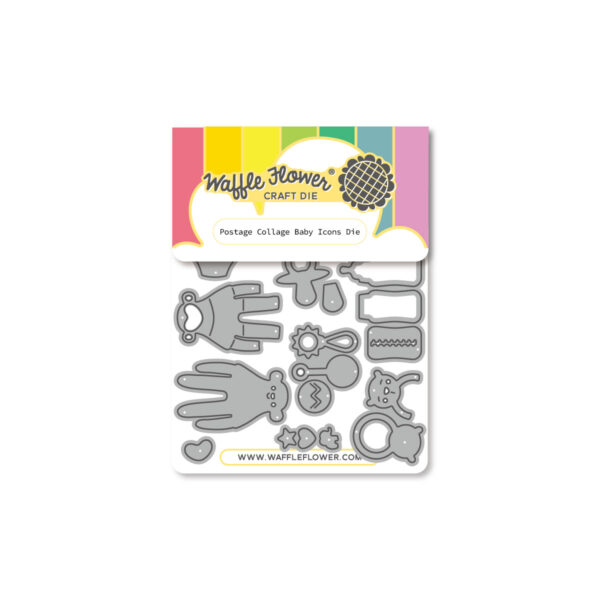 WF Postage Collage Die Baby Icons