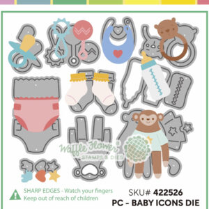 WF Postage Collage Die Baby Icons