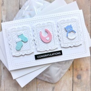 WF Postage Collage Die Baby Icons