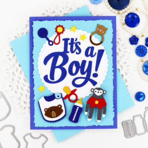 WF Postage Collage Die Baby Icons
