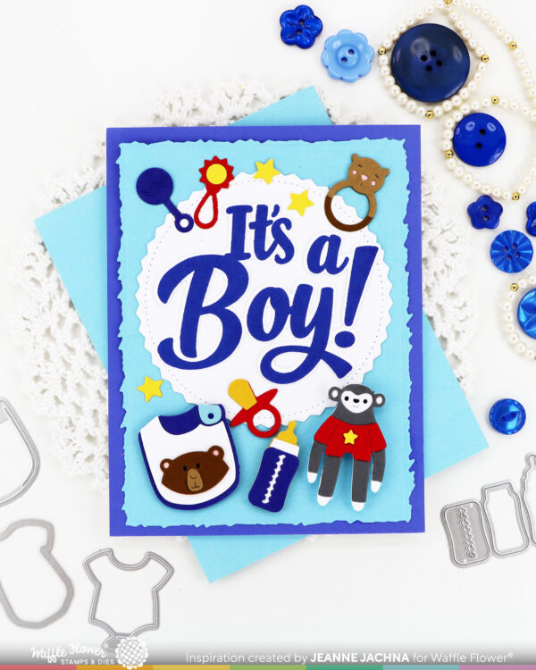 WF Postage Collage Die Baby Icons