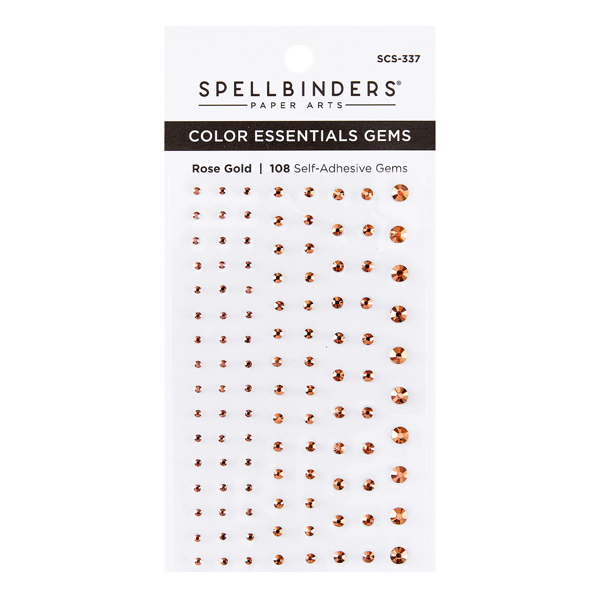 Spellbinders Rose Gold Color Essentials Gems