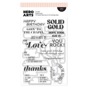Hero Arts Solid Gold Stamp & Cut