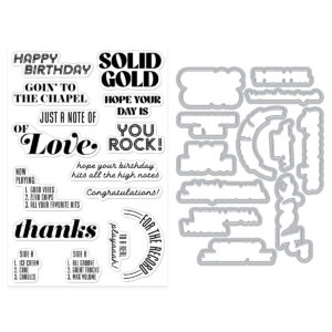 Hero Arts Solid Gold Stamp & Cut