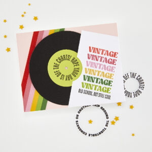 Hero Arts Vintage Vinyl Stamp & Cut